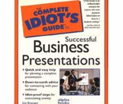 Cig: To Business Presentations: Complete Idiot s Guide Hot on Sale