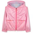 Billieblush Pink Hooded Windbreaker For Sale