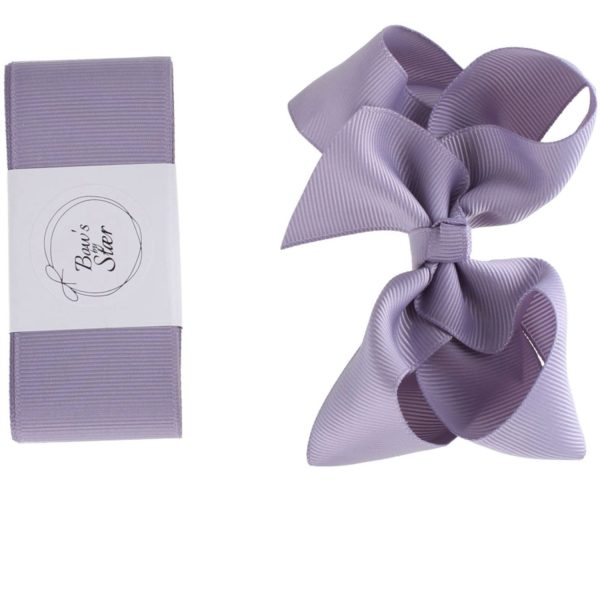 Bow s by Stær dåpsbånd m. Sløyfe - Dusty Purple Fashion