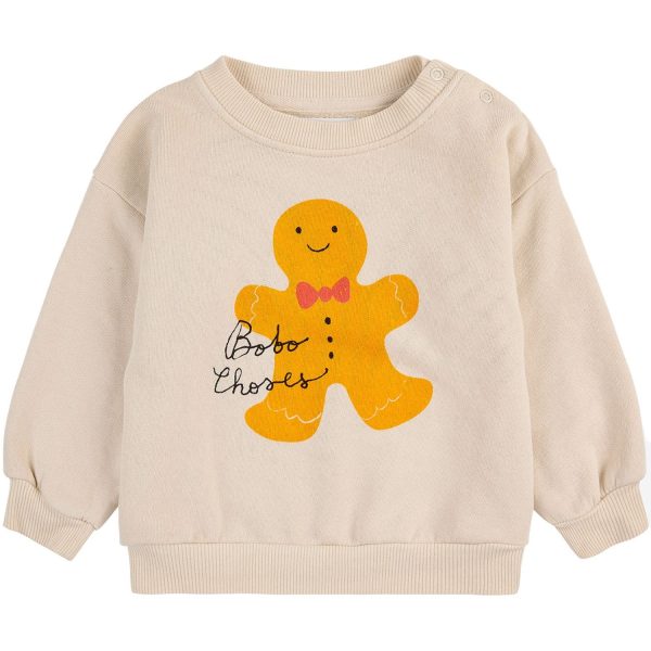 Bobo Choses Offwhite Baby Gingerbread Collegegenser Discount