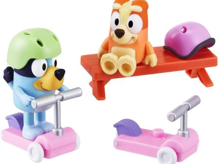 Bluey Figure & Vehicle Playset- Scooter Time Supply