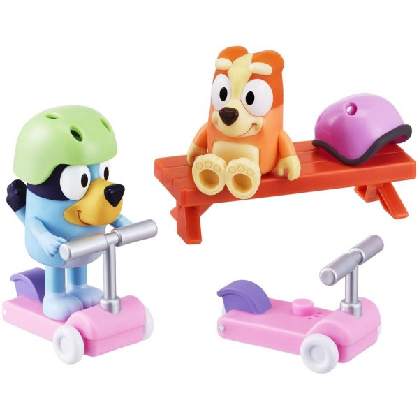 Bluey Figure & Vehicle Playset- Scooter Time Supply