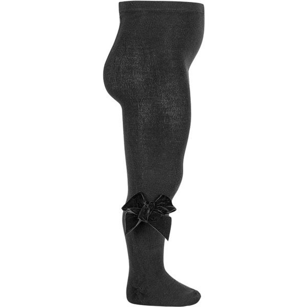 Cóndor Black Cotton Tights m. Bue Sale