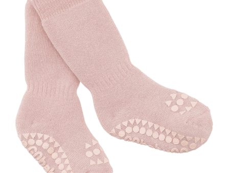 Gobabygo Dusty Rose Non-slip Strømper For Sale