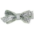 Bow s by Stær Classic Sløyfe - Sølv Glitter - 4,5 cm Online