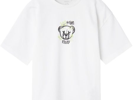 Name It Bright White Somos Heavy T-Shirt Online now