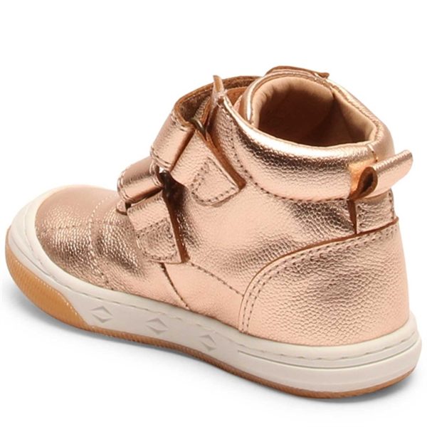 Bisgaard Velcro Sko Juno Rose Gold Online now