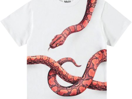 Molo Red Snake Rubin T-Shirt For Sale