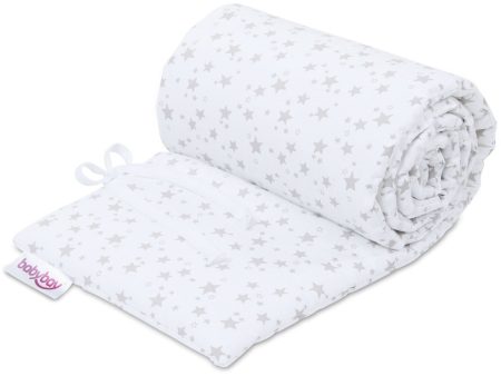 babybay ® White Stars Pearl Grey sengerand Pique Online Sale