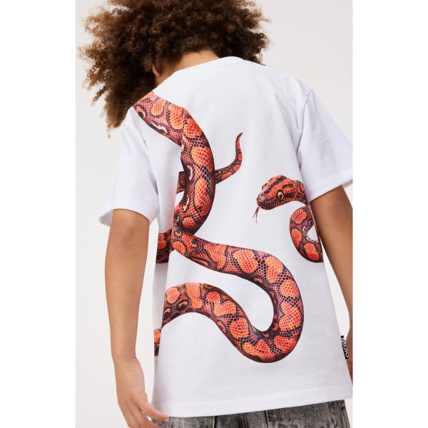 Molo Red Snake Rubin T-Shirt For Sale