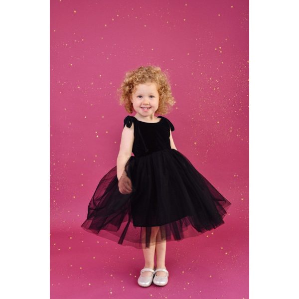 Dolly by Le Petit Tom Black Dolly Universe Velvet Cosmic Strings Tutu Kjole Fashion