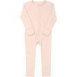 COPENHAGEN COLORS Soft Pink Rib Jersey Heldrakt on Sale