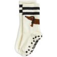 Mini Rodini Offwhite Dog Anti-Slip Sokker Fashion