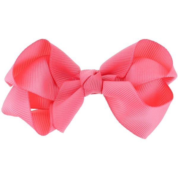 Bow s by Stær Klassisk Bue - Coral - 8 cm Online Hot Sale