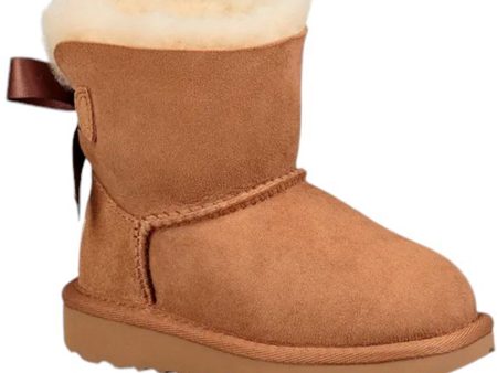 UGG K Mini Bailey Bow II Chestnut Online Sale