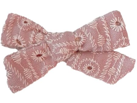 Bow s by Stær Dorthea Sløyfe - Antikk Rose Brodert For Sale