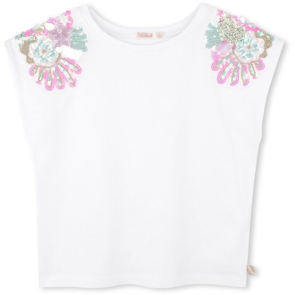 Billieblush White T-Shirt Sale