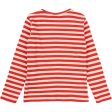 THE NEW Siblings Poppy Red Striped Fro Uni Rib Bluse Online Hot Sale