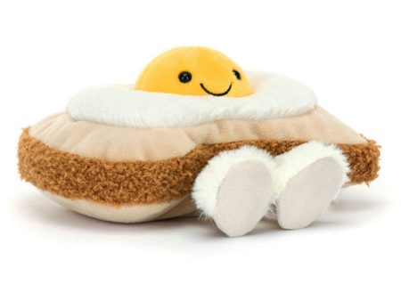 Jellycat FUN Amuseables Egg Stekte egg på toast 16 cm Online