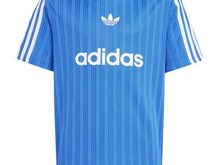 adidas Originals Blue T-Skjorte on Sale