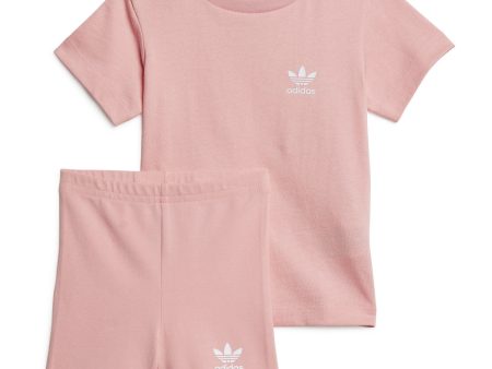 adidas Originals Semi Pink Spark Cs T-shirt & Shorts Online