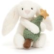 Jellycat Bashful Kanin med Juletre 18 cm Online now