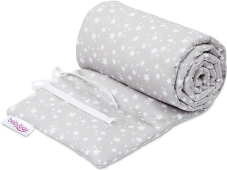 babybay ® Pearlgrey White Stars Sengerand Pique Supply