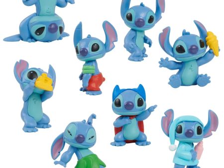 Disney Stitch Figur Sett 8-Pakning 7cm For Cheap