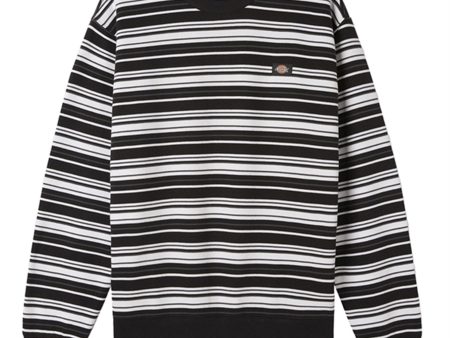 Dickies Westover Stripe Sweat White Discount