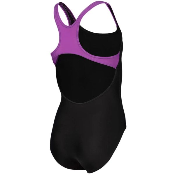 Arena Black-Violet Dim Lys Badedrakt Swim Pro Back L Sale