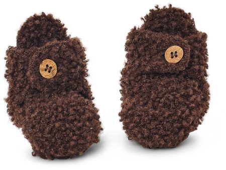 Smallstuff Brown Futter Bouclé Merinoull For Sale