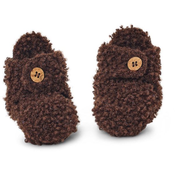 Smallstuff Brown Futter Bouclé Merinoull For Sale