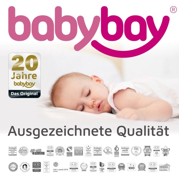 babybay ® White Rullesett inkl.Fixeringsmekanisme Supply