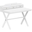 Cam Cam Copenhagen White Luca Skrivebord Online Hot Sale