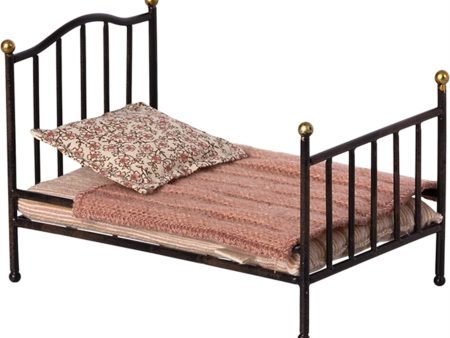 Maileg Vintage Bed Anthracite For Sale