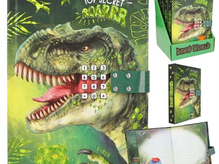 Dino World Secret Code Diary With Sound Hot on Sale