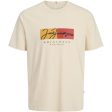 Jack & Jones Junior Antique White Frederiksberg Boxscript T-Shirt Cheap