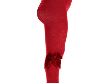 Cóndor Warm Red Cotton Tights m. Bue For Discount