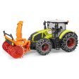 Bruder Claas Axion 950 with snow chains and snowblower Cheap