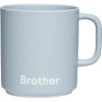 Design Letters Light Blue Brother VIP Favourite Kopp Med Håndtak For Sale