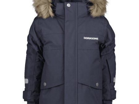 Didriksons Navy Bjärven Kids Parka 3 Discount