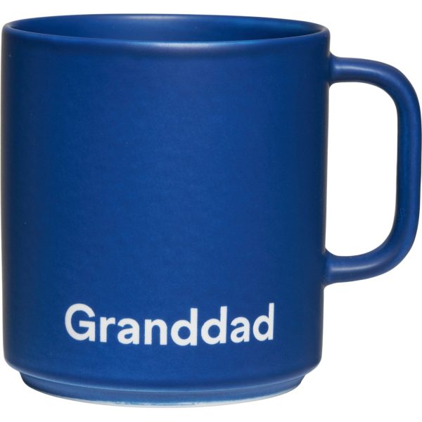 Design Letters Midnight Blue Granddad VIP Favourite Kopp Med Håndtak Online now