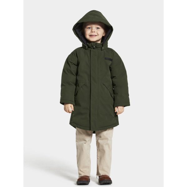 Didriksons Deep Green Timon Kids Parka Sale