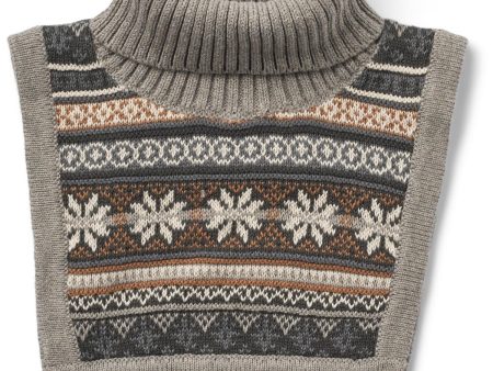 Wheat Warm Grey Melange Knitted Neckwarmer Lorenz For Discount