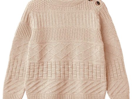 Fliink Sandshell Nova Knit Pattern Pullover Hot on Sale