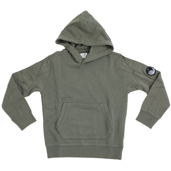 C.P. Company Grape Leaf Green Collegegenser W Hood Online