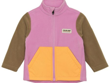 Color Kids Lilac Chiffon Baby Fleece Jacket Supply