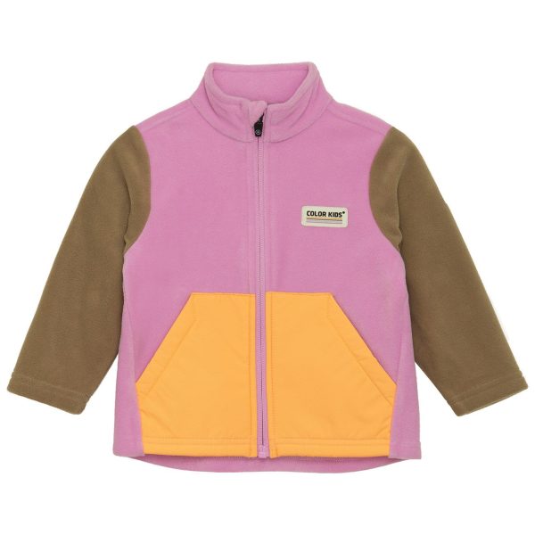 Color Kids Lilac Chiffon Baby Fleece Jacket Supply