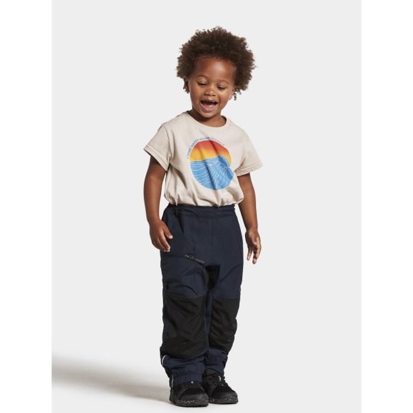 Didriksons Navy Dusk Kids Bukser Sale