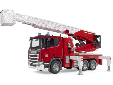 Bruder Scania Super 560R fire engine w ladder, waterp.LS Online Sale